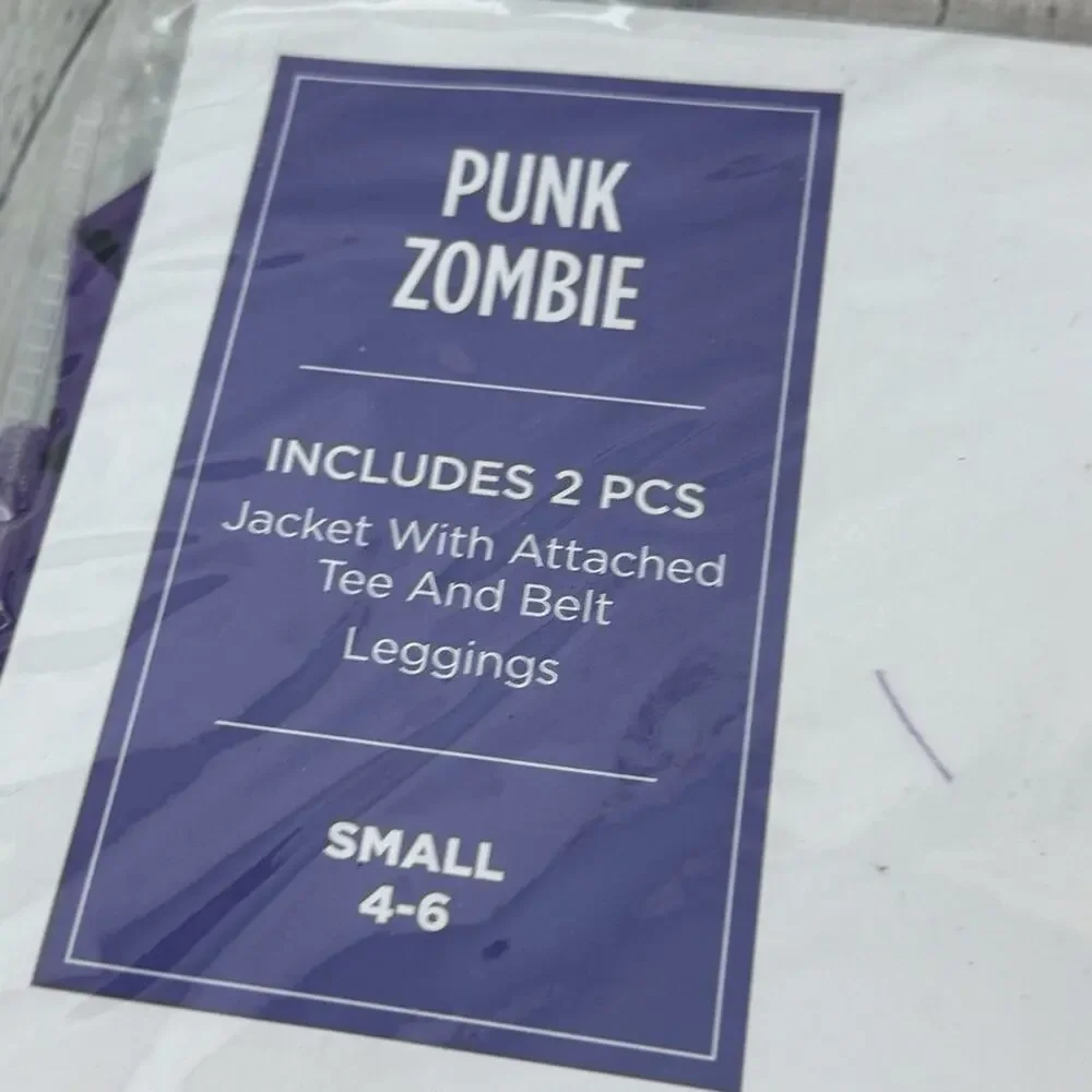 Suit Yourself Punk Zombie Girl’s Halloween Costume - Picture 3 of 3